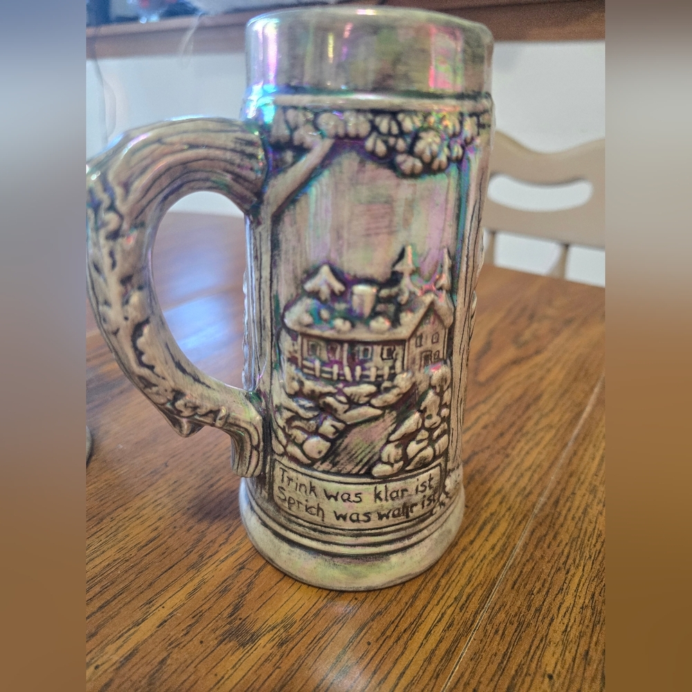 Two Unique Vintage German Beer Steins 1974 - Picture 15 of 16
